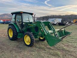 John Deere 5075E 4x4 Cab Tractor with Loader
