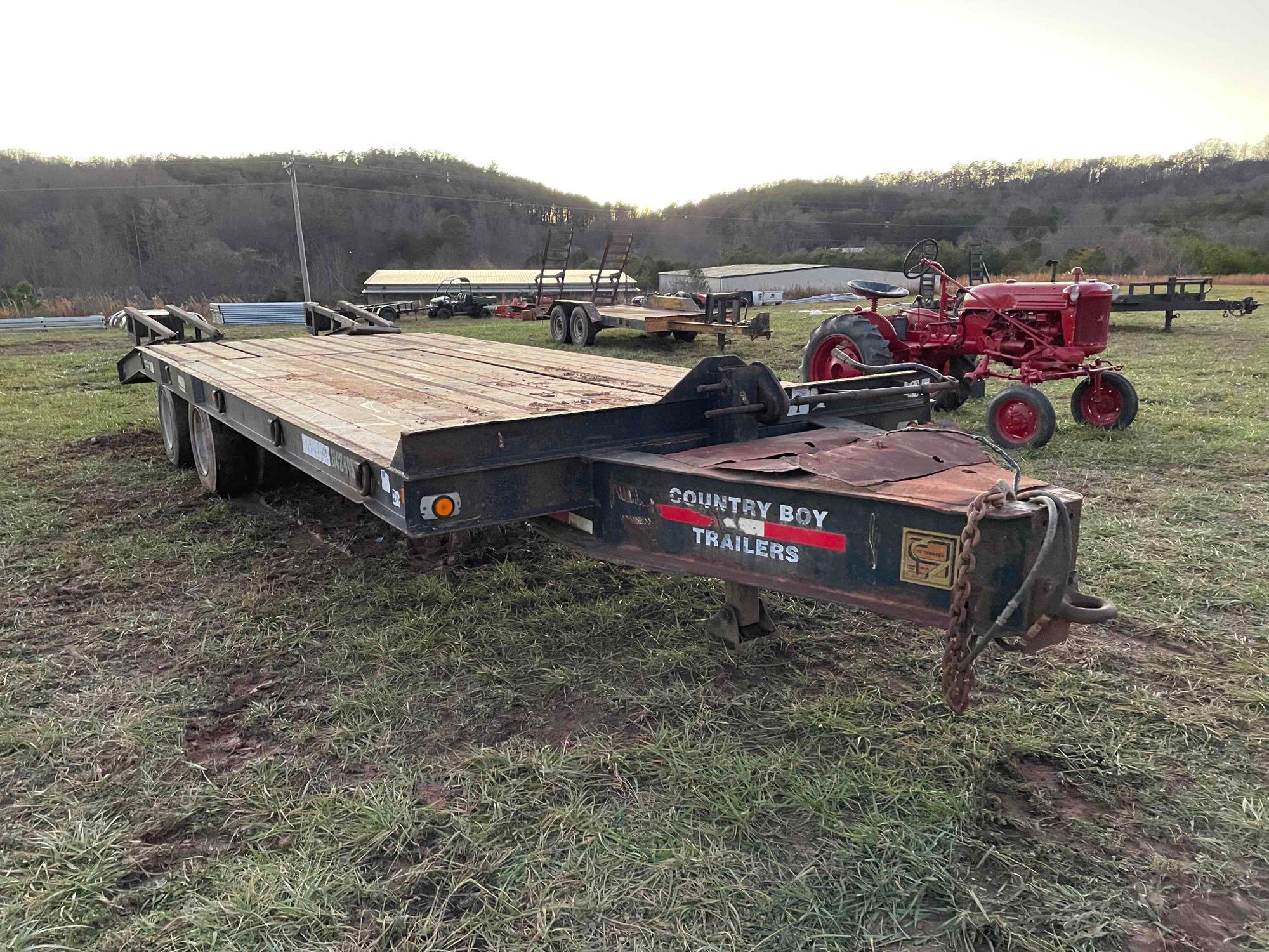 2000 25ft Country Boy Pintle Hitch Trailer