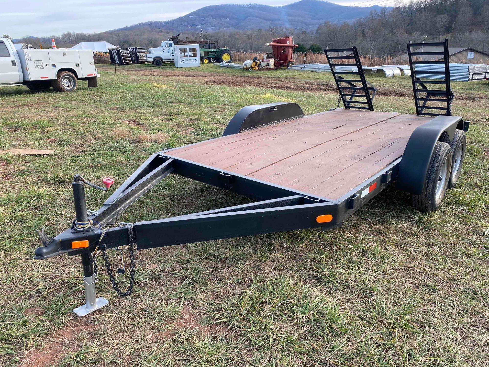 19ft Double Axle Ramp Trailer