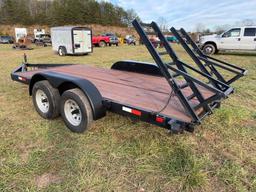 19ft Double Axle Ramp Trailer