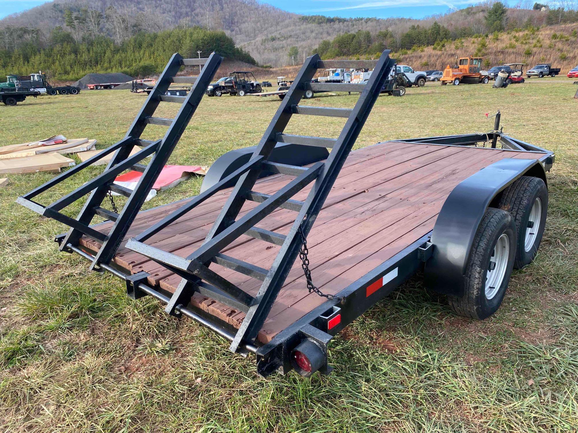 19ft Double Axle Ramp Trailer