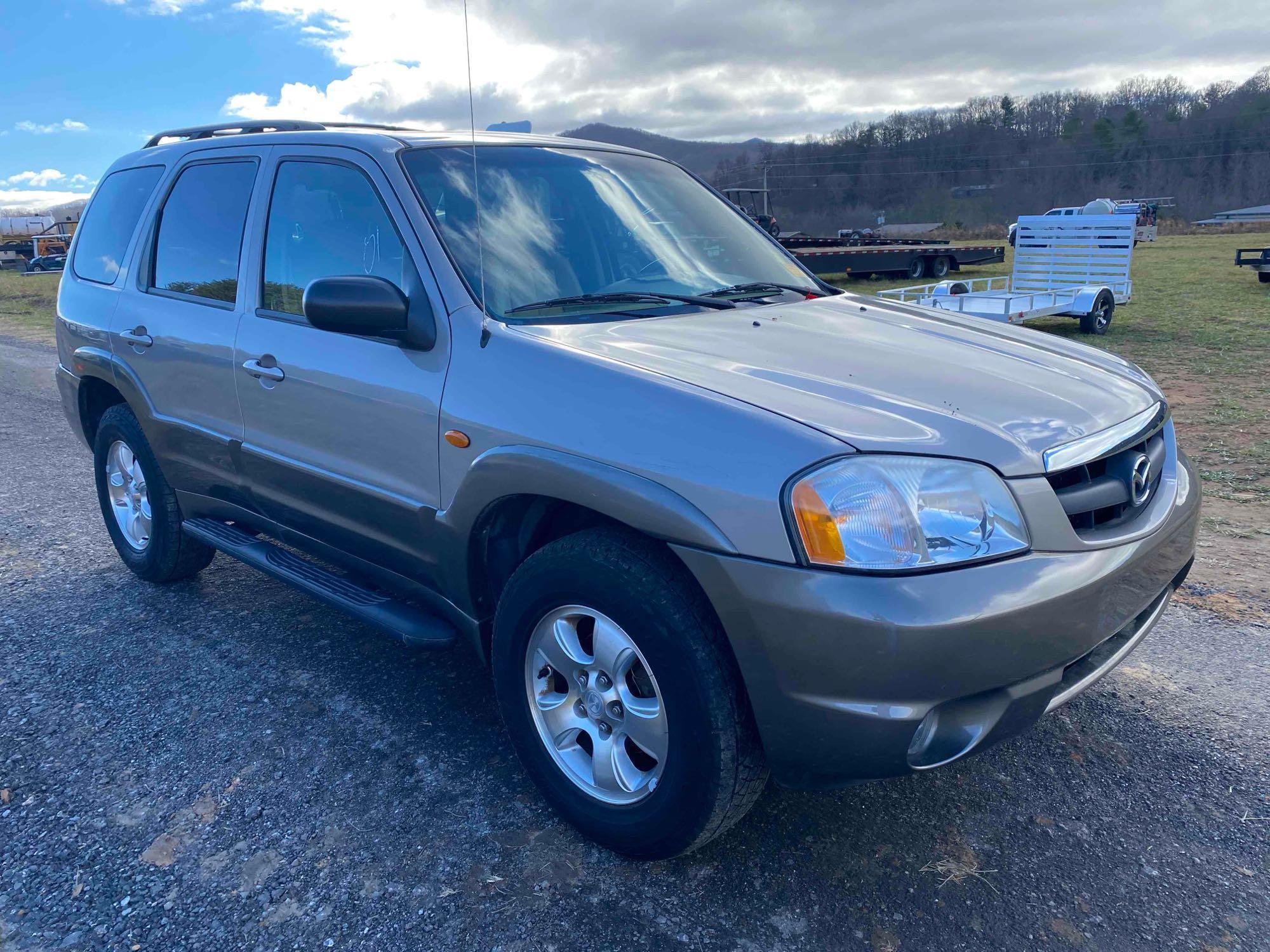 2001 Mazda Tribute (MPV), VIN # 4F2YU09181KM58507