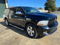 2012 Ram 1500 4x4 Pickup Truck, VIN # 1C6RD7KT5CS192009