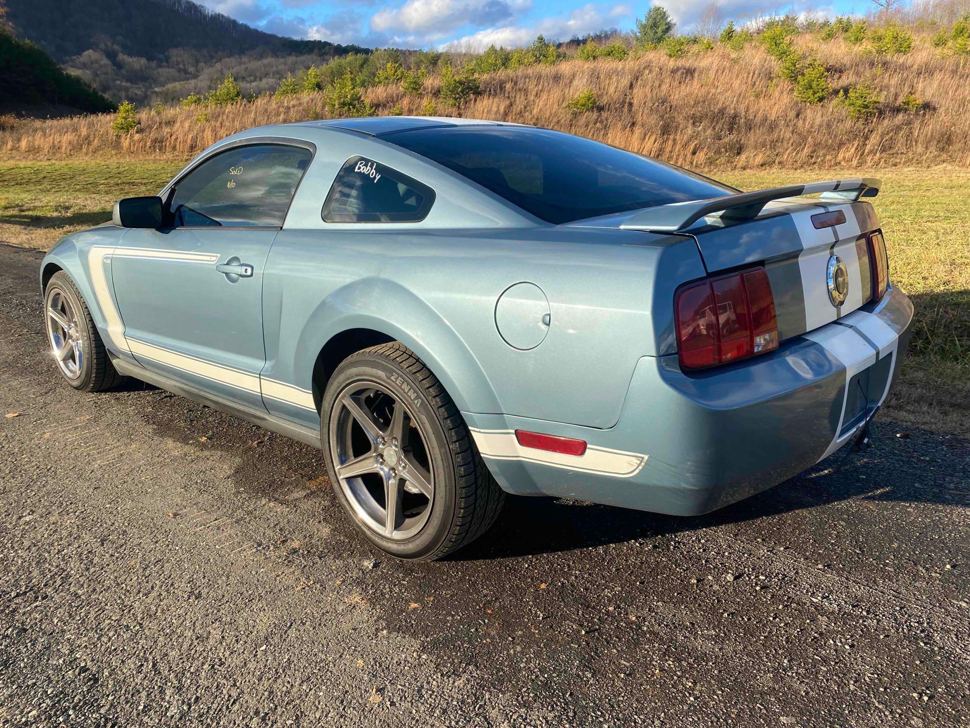 2005 Ford Mustang Passenger Car, VIN # 1ZVFT80N655110764