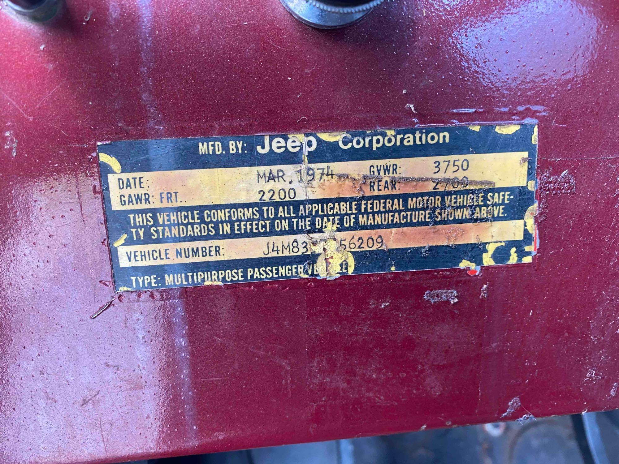 1974 Jeep