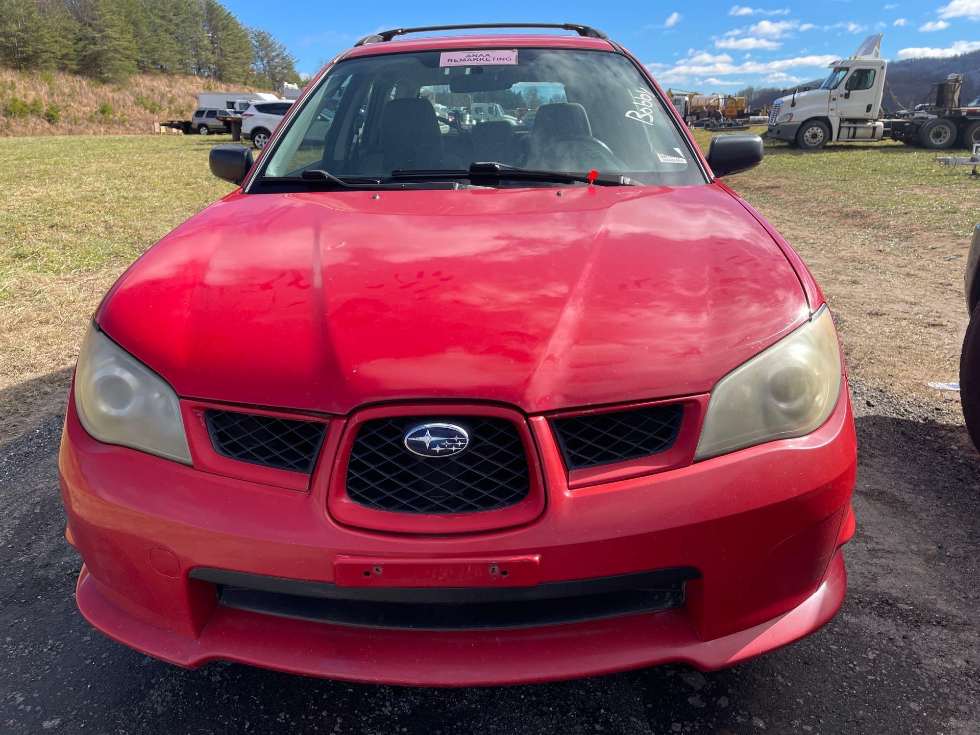 2006 Subaru Impreza Passenger Car, VIN # JF1GG67626G803101