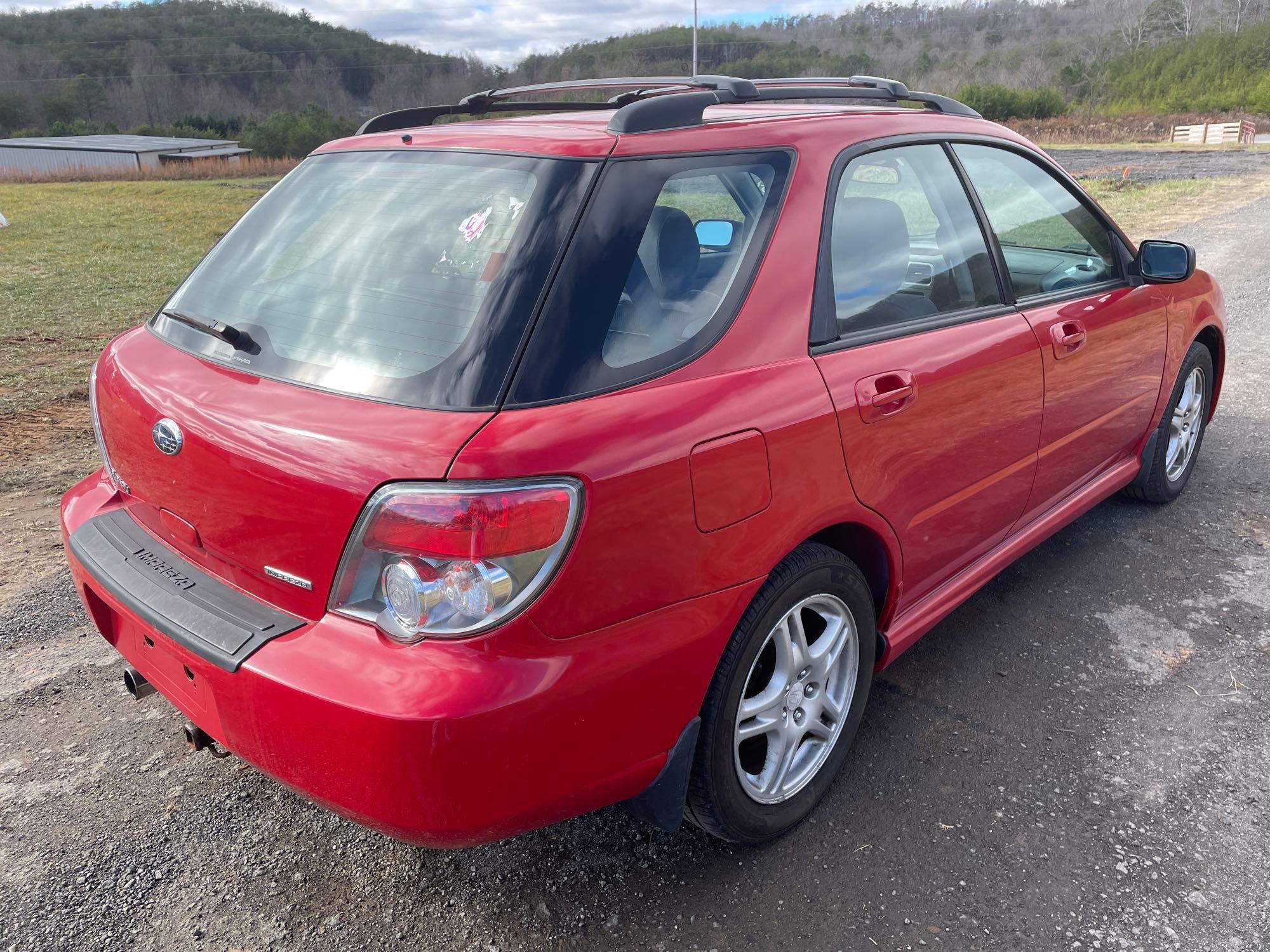 2006 Subaru Impreza Passenger Car, VIN # JF1GG67626G803101