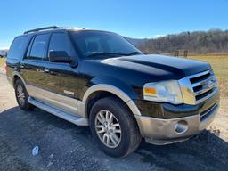 2007 Ford Expedition 4x4 (MPV), VIN # 1FMFU18587LA18545