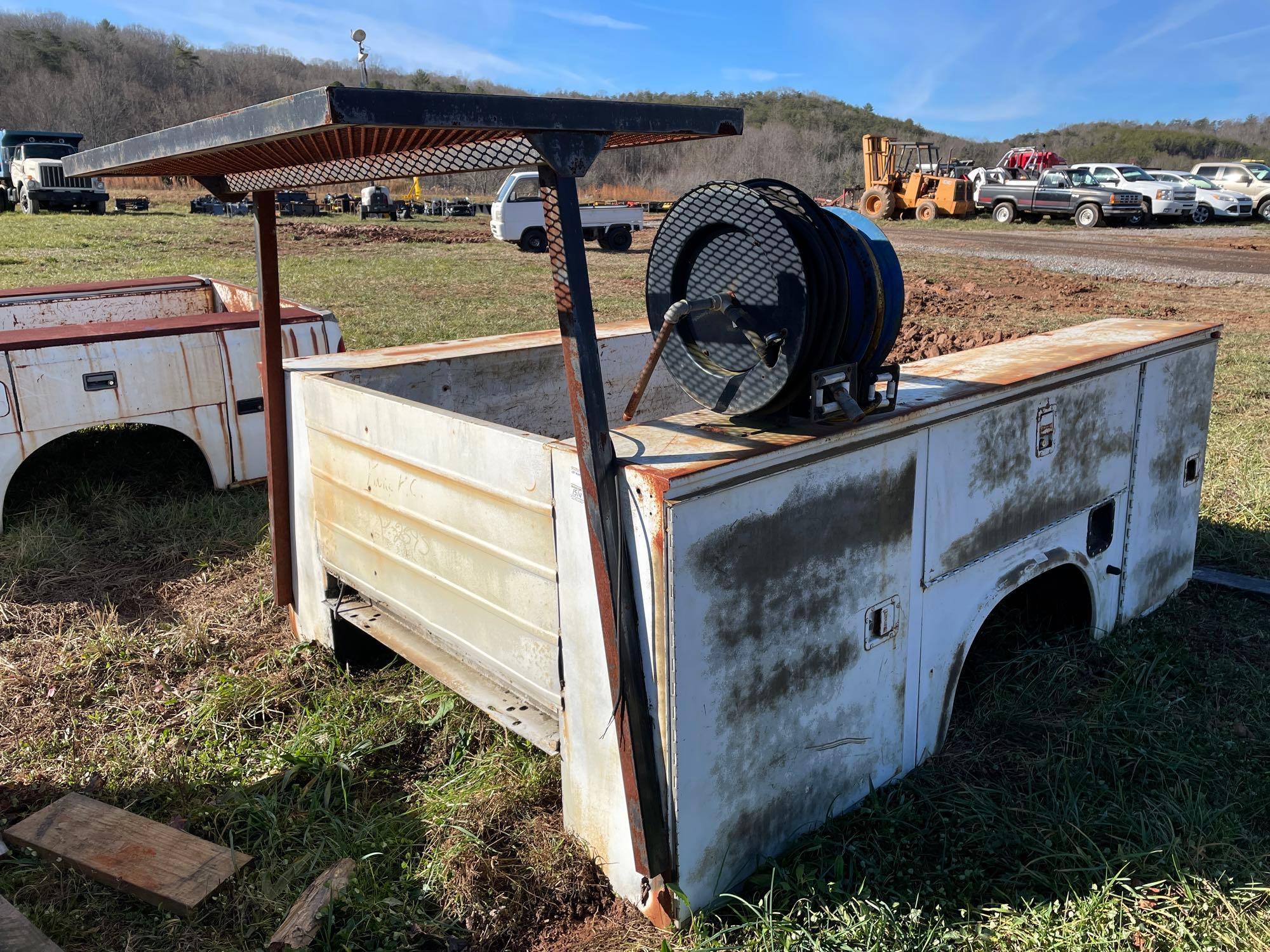 9ft Utility Truck Bed with Air Hose Reels