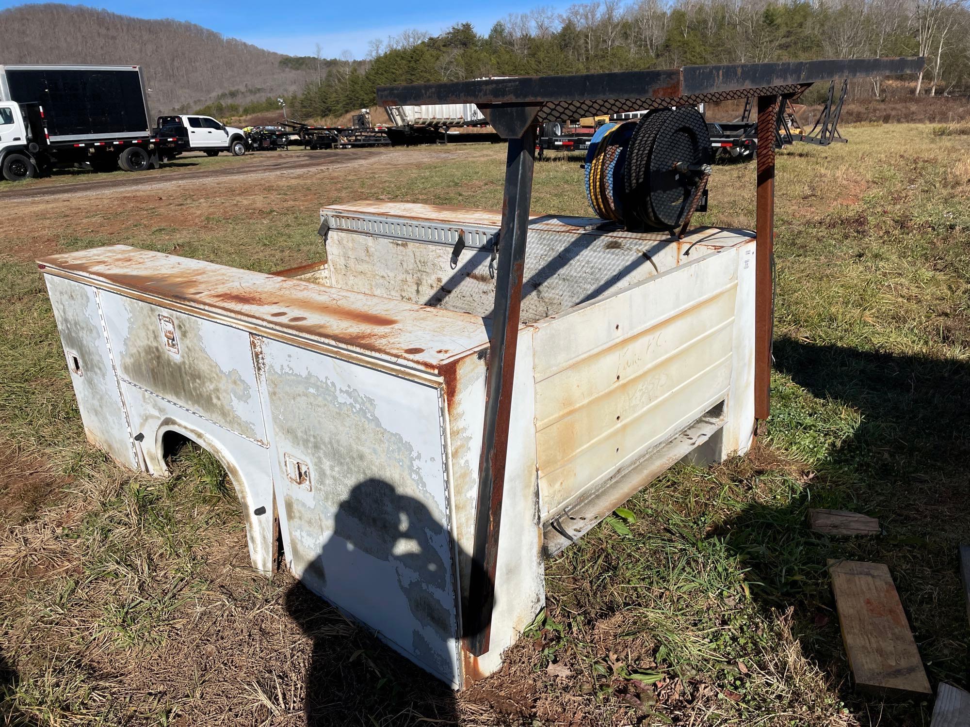 9ft Utility Truck Bed with Air Hose Reels