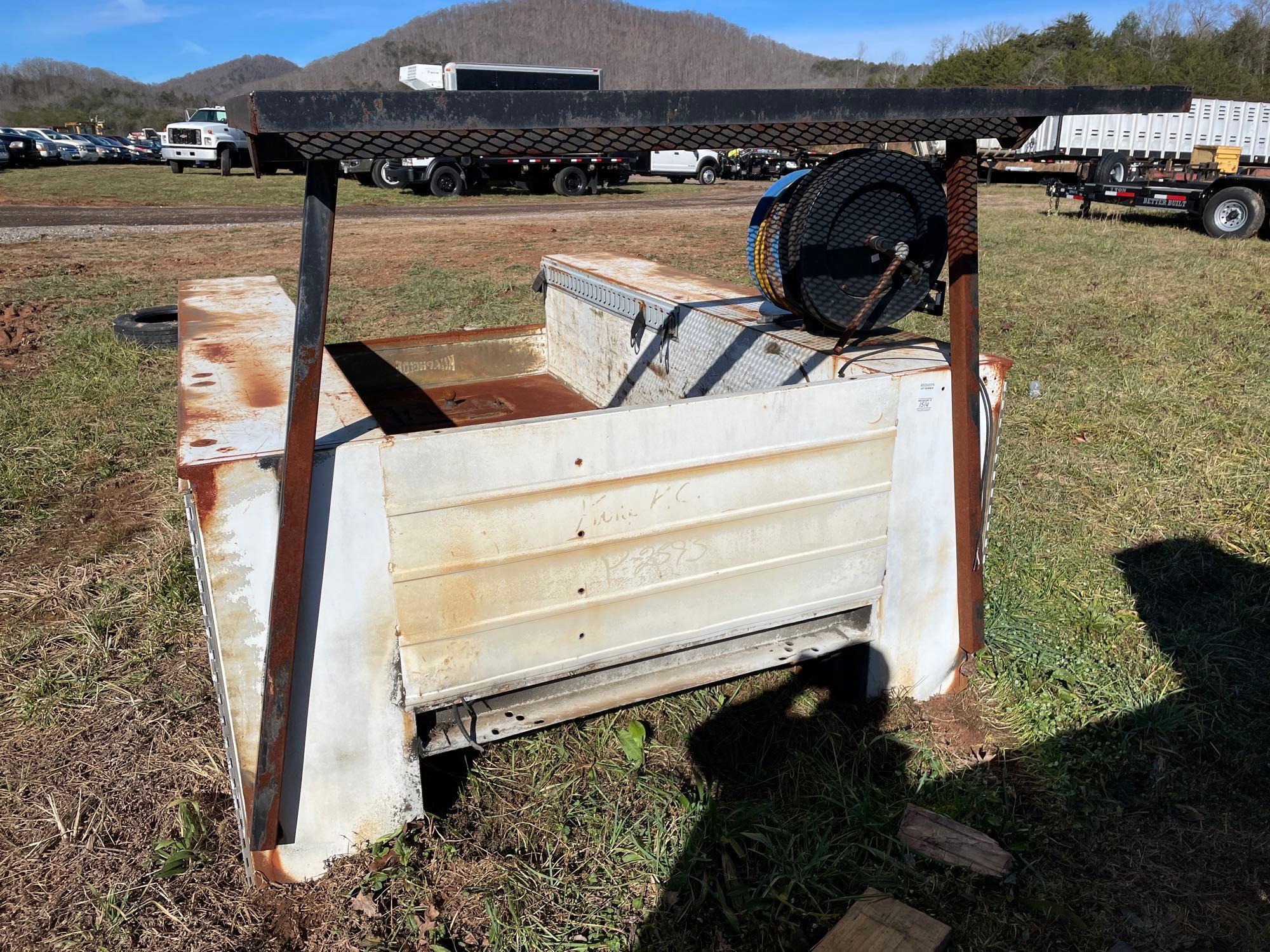 9ft Utility Truck Bed with Air Hose Reels