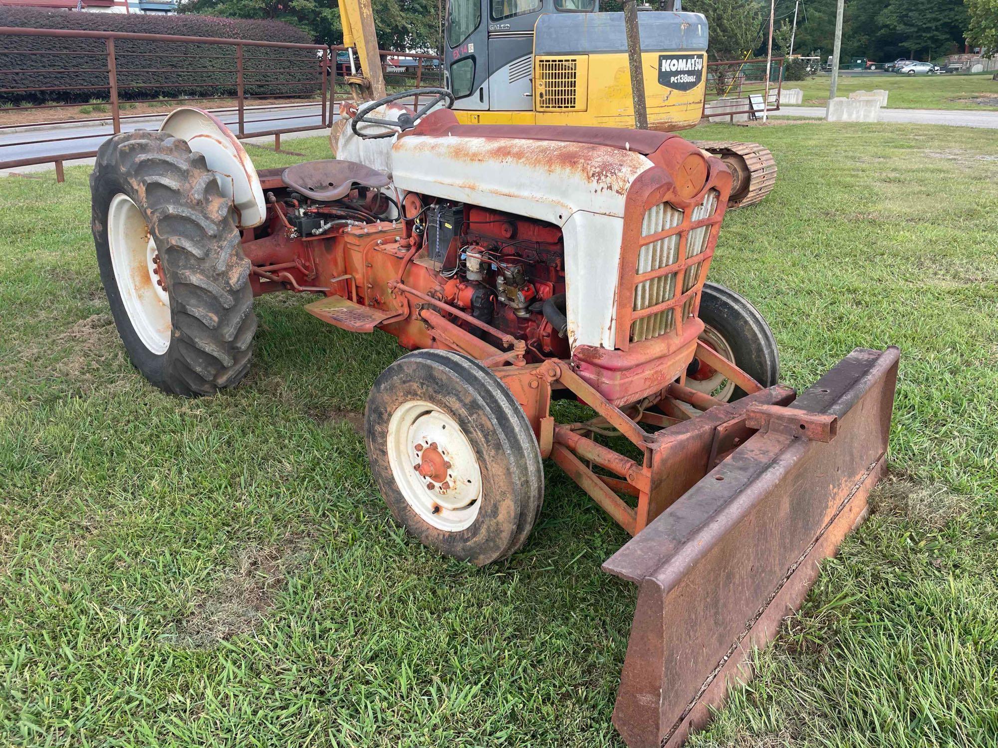 Ford Tractor Trencher with Front Blade