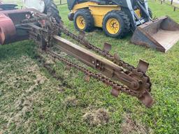 Ford Tractor Trencher with Front Blade