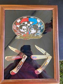 Dale Earnhardt and Richard Petty Knife Set