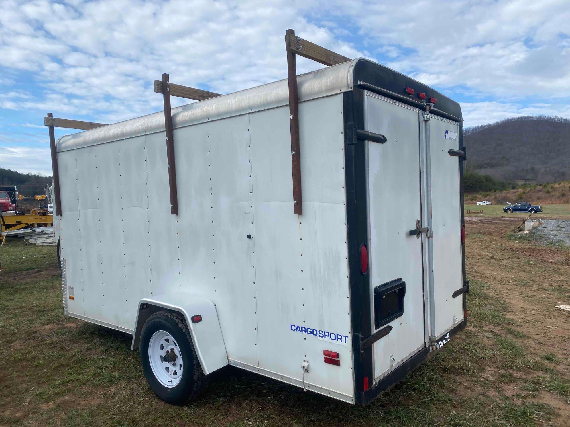 2000 Pace American Enclosed Trailer, VIN # 4FPFB1215YG041656