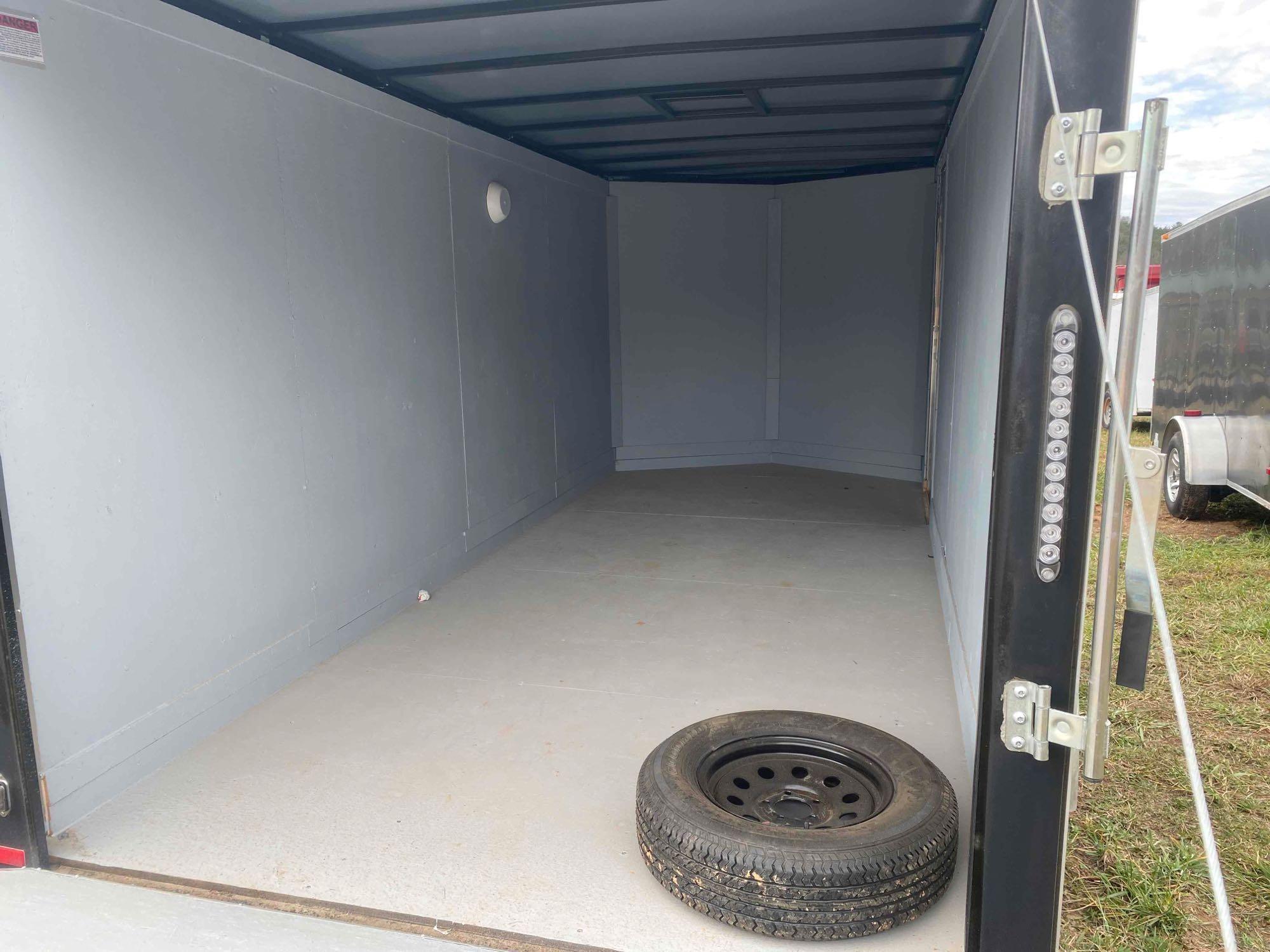 2022 7x16 Double Axle Enclosed Trailer