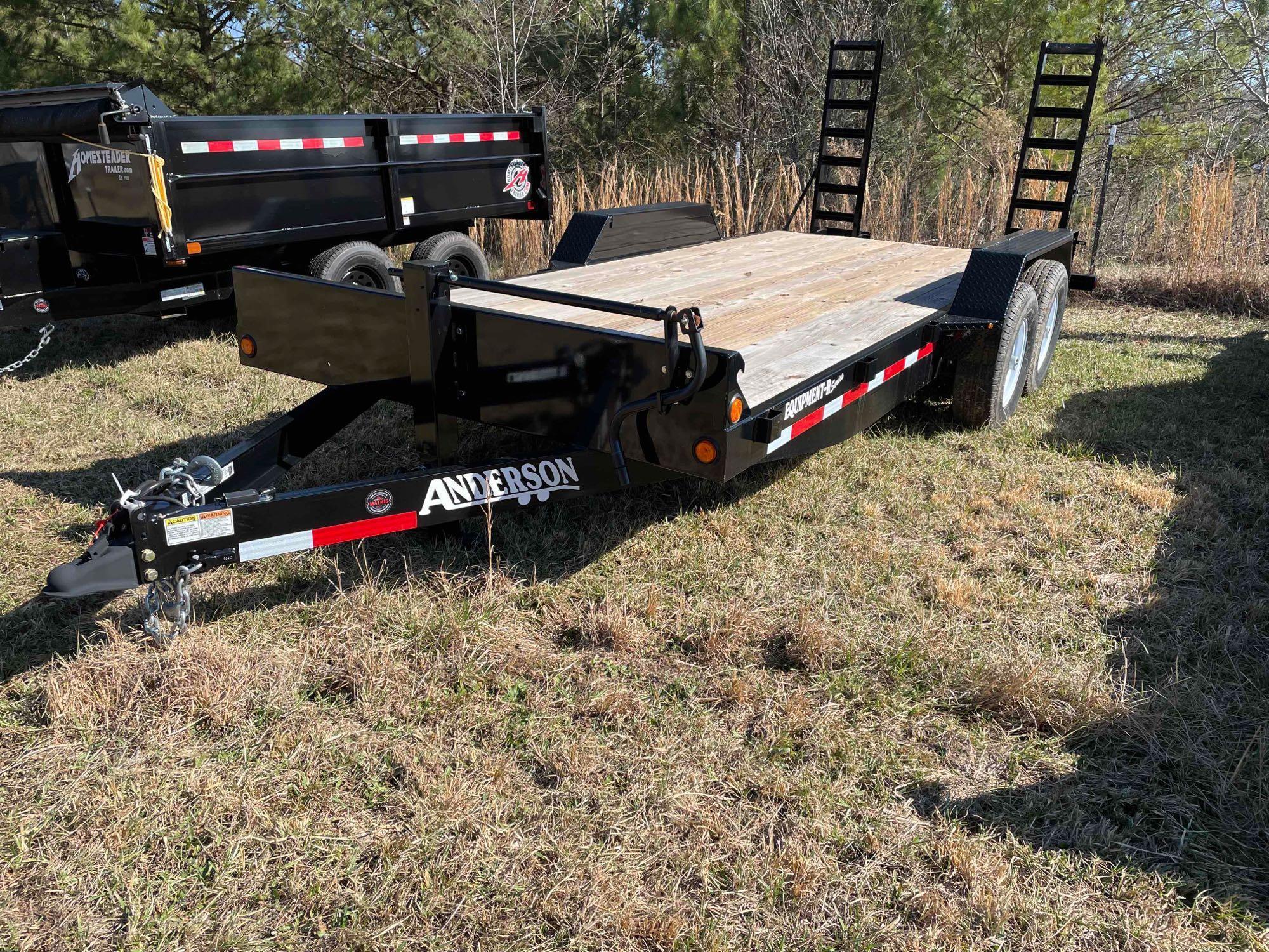 Anderson 82x18 Equipment Trailer