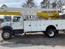 1995 International 4800 4X4 Bucket Truck, VIN # 1HTSEAAN2SH650272