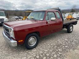 1992 Dodge D250 Diesel Flatbed Truck, VIN # 3B7KE23C5NM532179