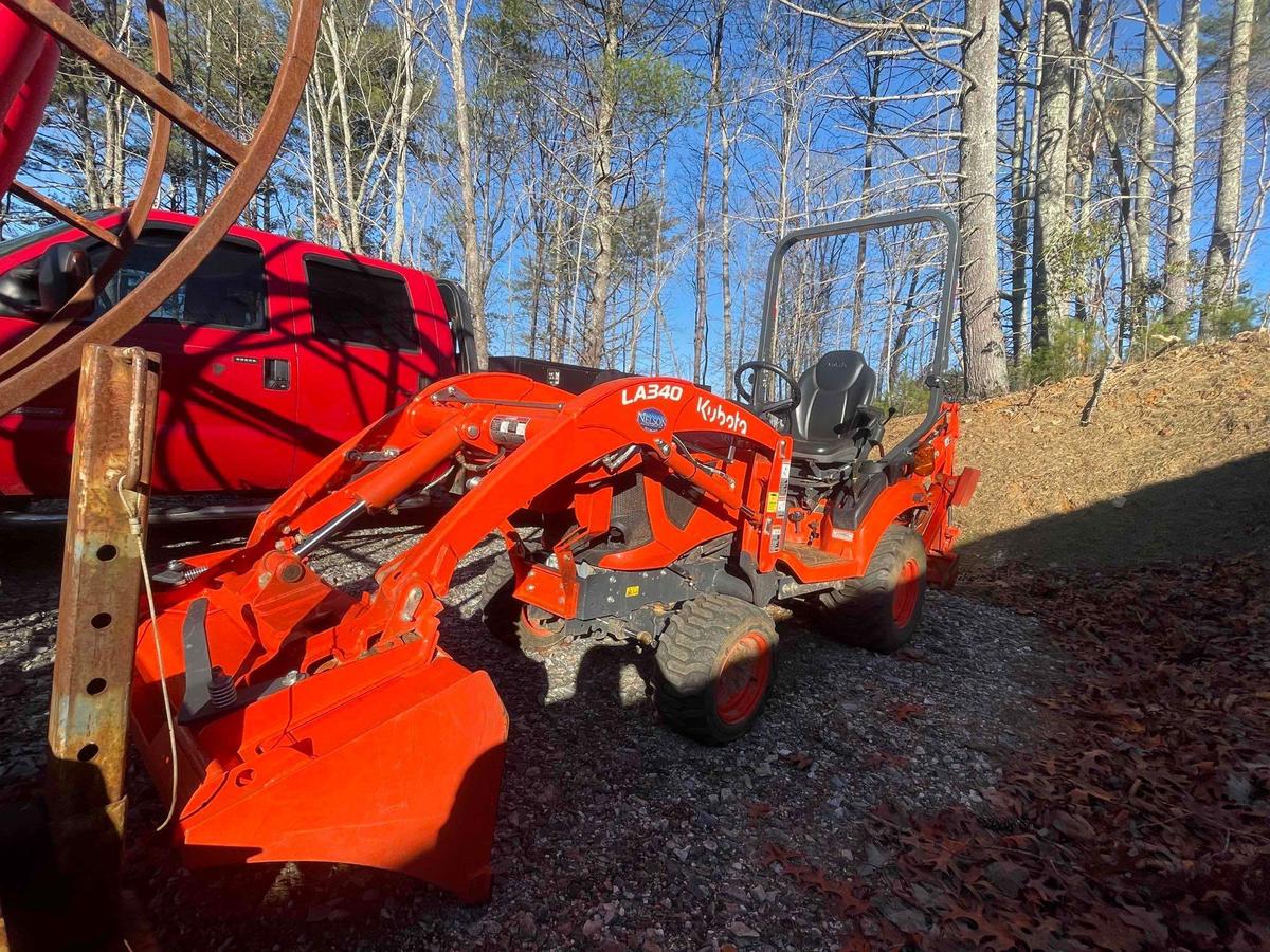 Kubota BX23S 4x4 Mini Backhoe With Front Loader