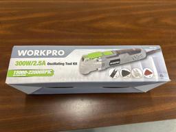 New WorkPro 300W/2.5A Oscillating Tool Kit