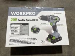 WorkPro 20v Double Speed Drill
