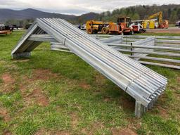 (1) 25ft x 24ft x 9ft Metal Building Frame