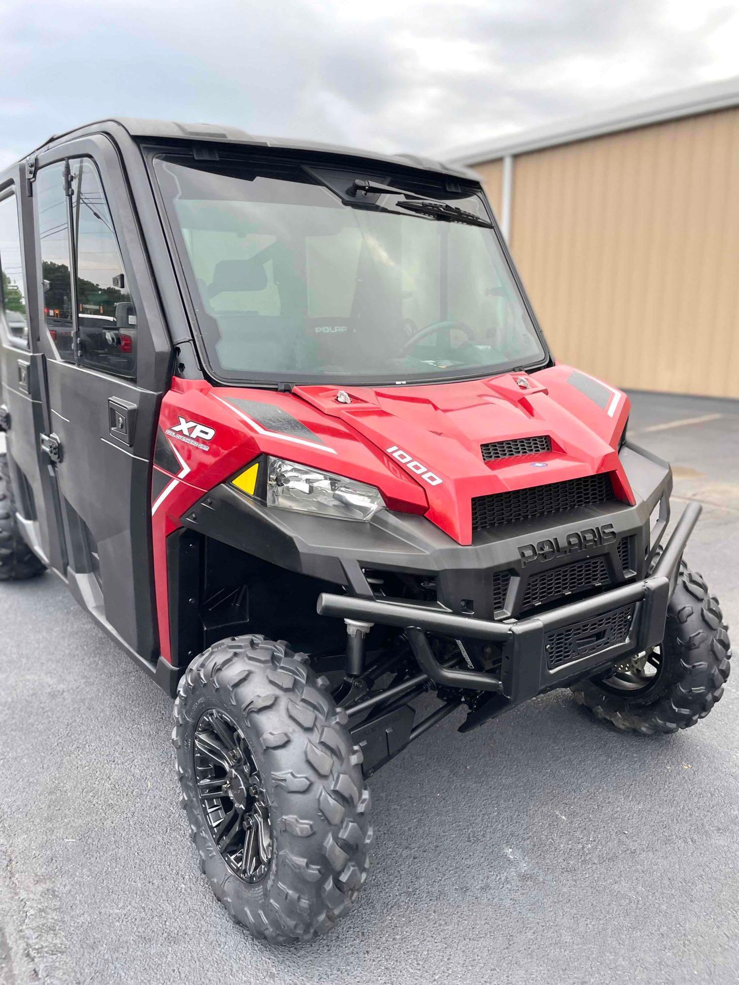 2018 Polaris Ranger Crew XP Motorcycle, VIN # 4XARVU998J8559873