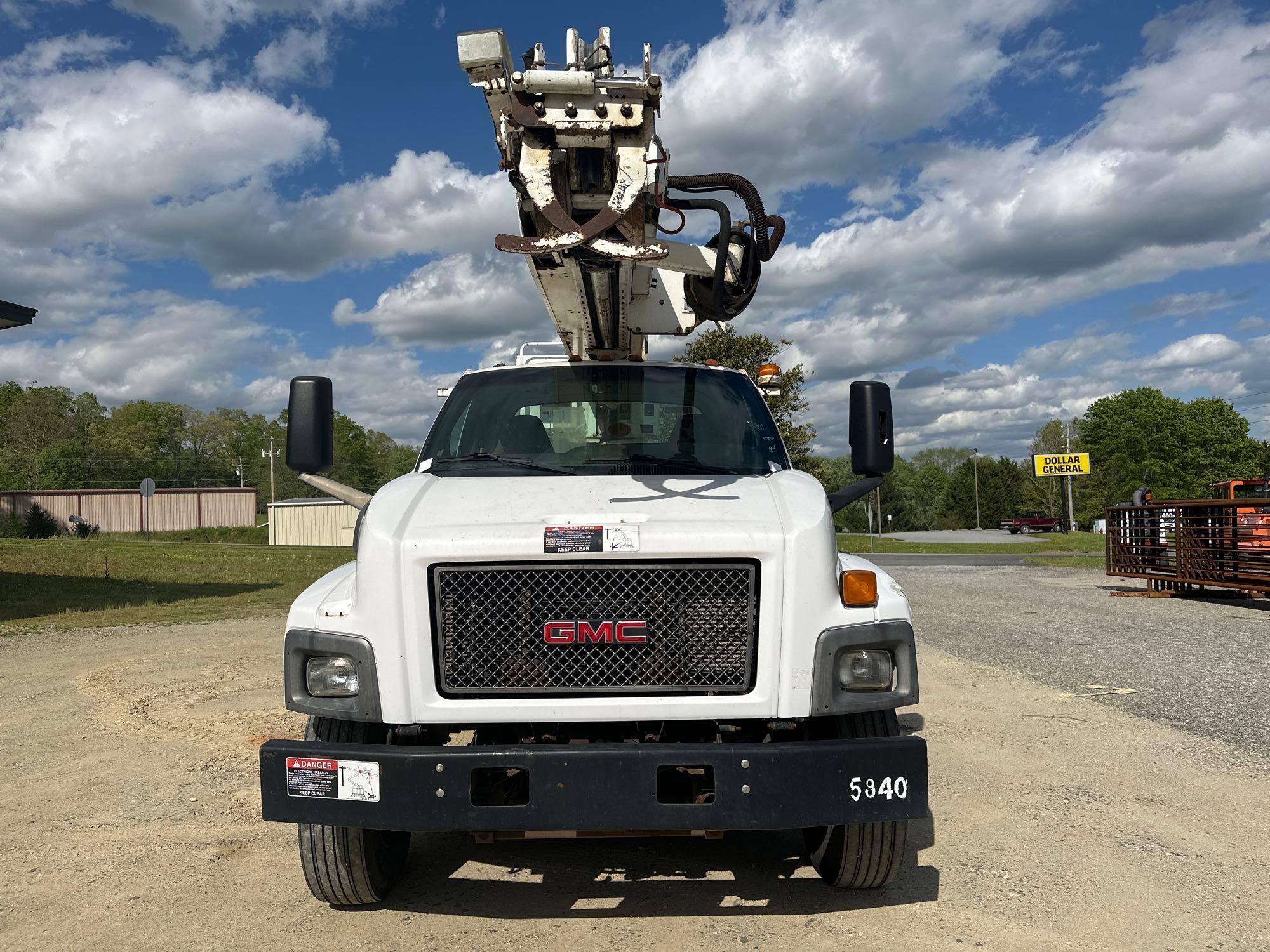 2006 GMC C7500 Digger Derrick Truck, VIN # 1GDM7C1C26F430119