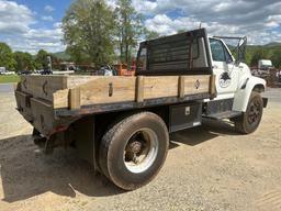 1997 Ford F700 Flatbed Dump Truck, VIN # 1FDPF7082VVA10840