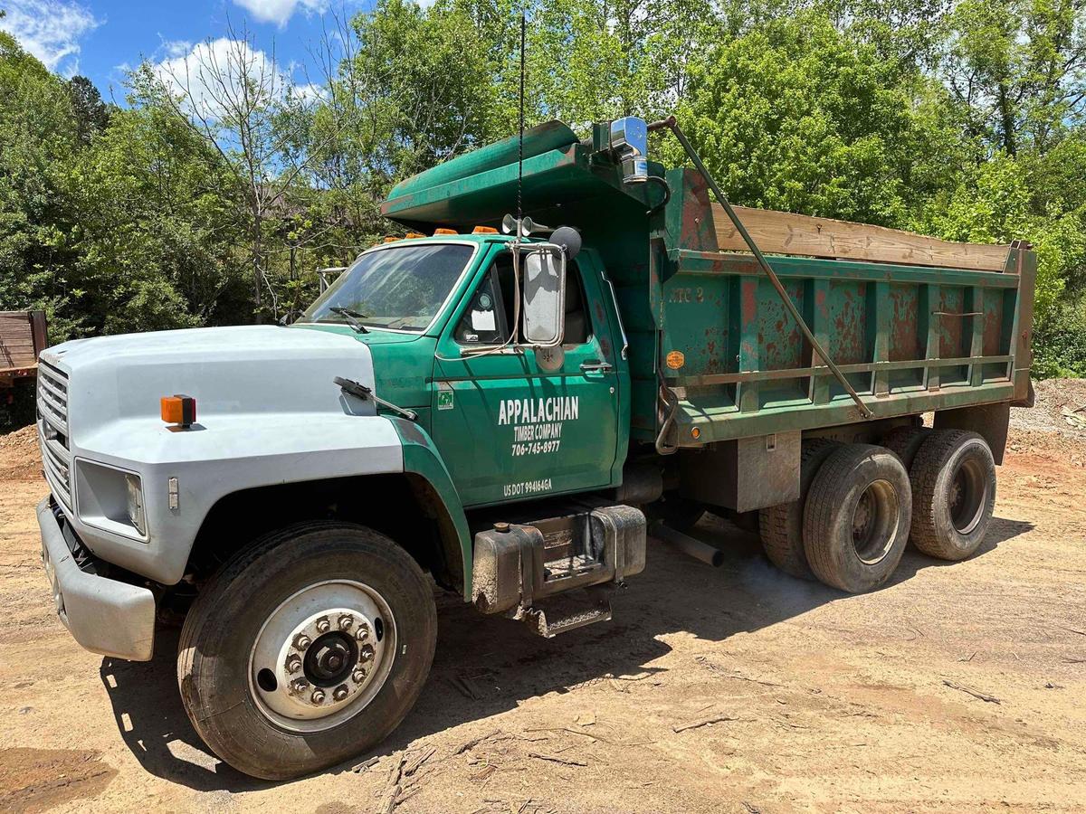 1987 Ford FT8000 Dump Truck, VIN # 1FDYL80U5HVA46932