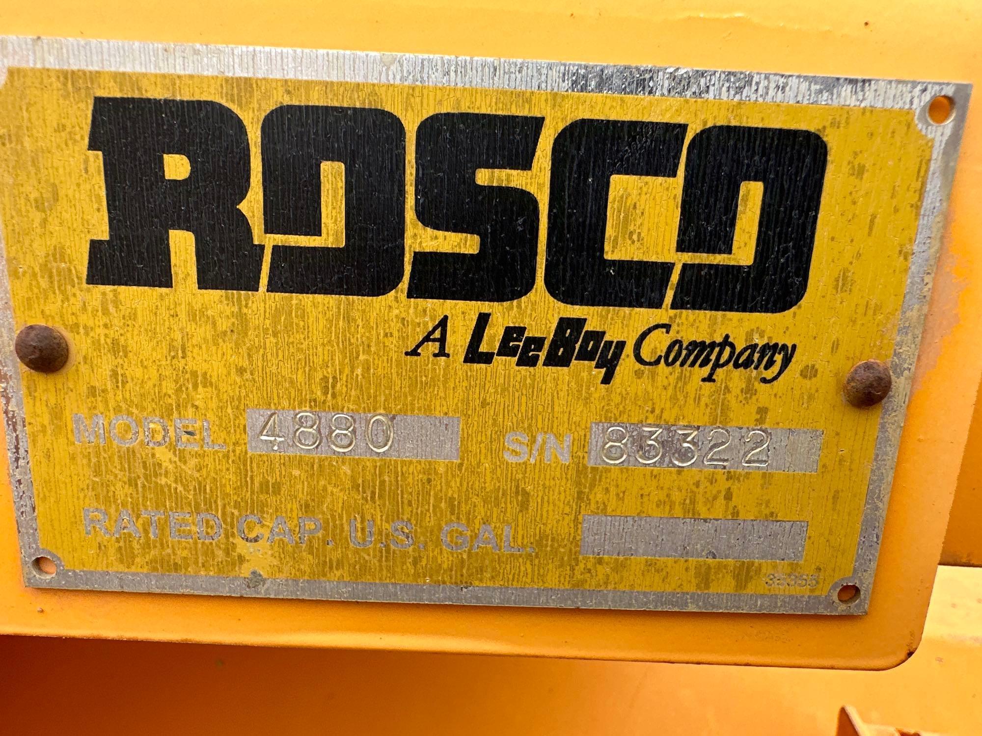 2014 Rosco 4880 Street Sweeper