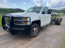 2015 Chevrolet Silverado 3500 4x4 Truck (Diesel), VIN # 1GB3KZC86FF642309