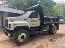 2002 GMC C7500 Dump Truck (Diesel), VIN # 1GDM7H1C72J506485