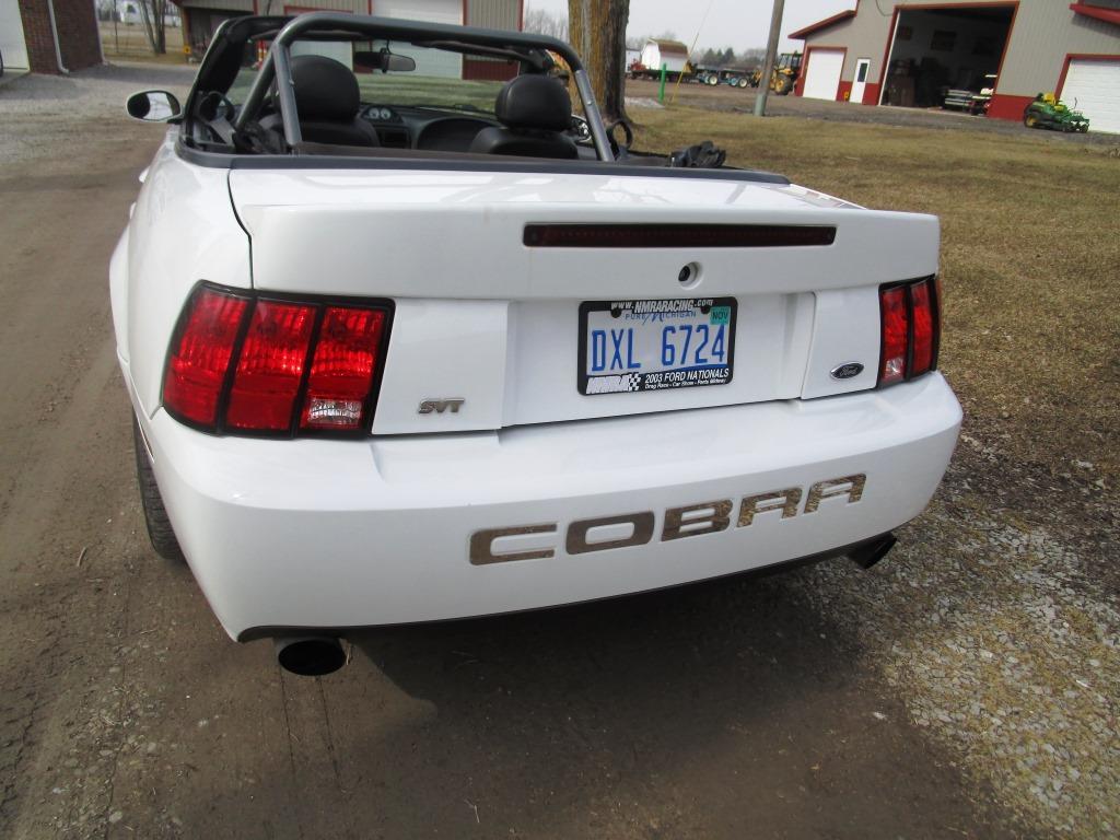 93-1 - 2003 Ford Mustang Cobra - ONLY 38k MILES