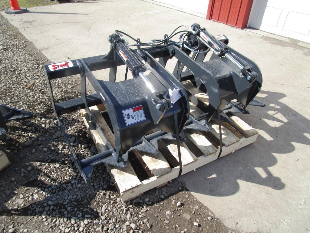 Lot 97-2 - 66" Stout Dbl. Cylinder Grapple - USA Made