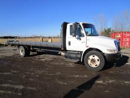 231-1    2003 International 4300 w/ 24' Steel Flatbed