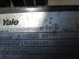 Yale 36V 8000 lb. Capacity w/5ft. Forks & Charger