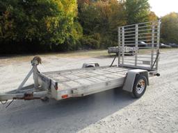 R&R Single Axle Aluminum Trailer