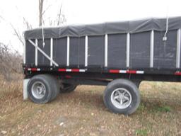 149-4 1971 Trailmobile 40' Flatbed Grain Trailer - NO RESERVE