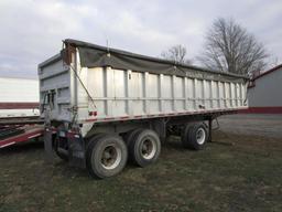 127-20  30' Morgan Aluminum Dump Trailer - NO RESERVE