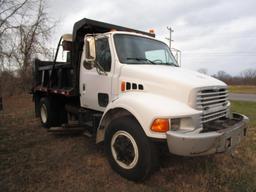 199-2 2001 Sterling Dump Truck w/ Underbelly Blade and Salter ONLY 60K MILES