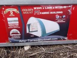 118-22 NEW 20'W x 30'L x 12' H Golden Mount Hoop Building