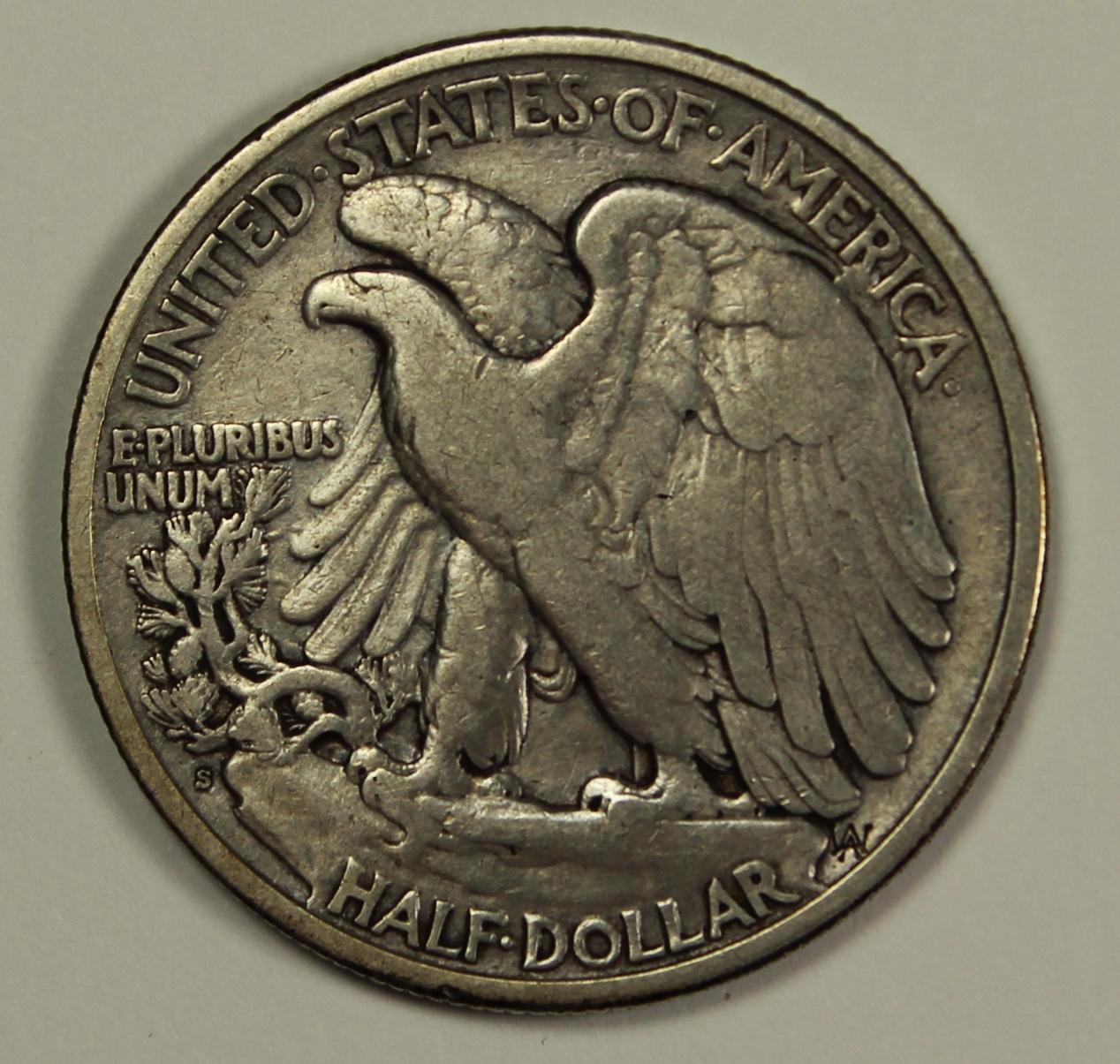 1920-S WALKING LIBERTY HALF DOLLAR