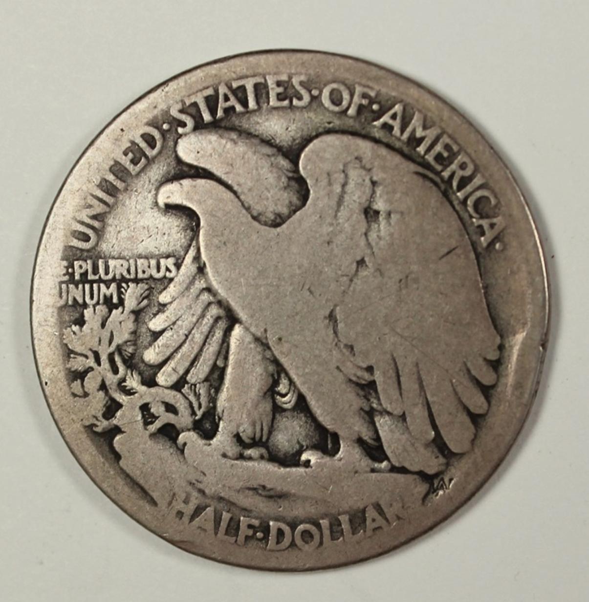 1917-D OBV WALKING LIBERTY HALF DOLLAR