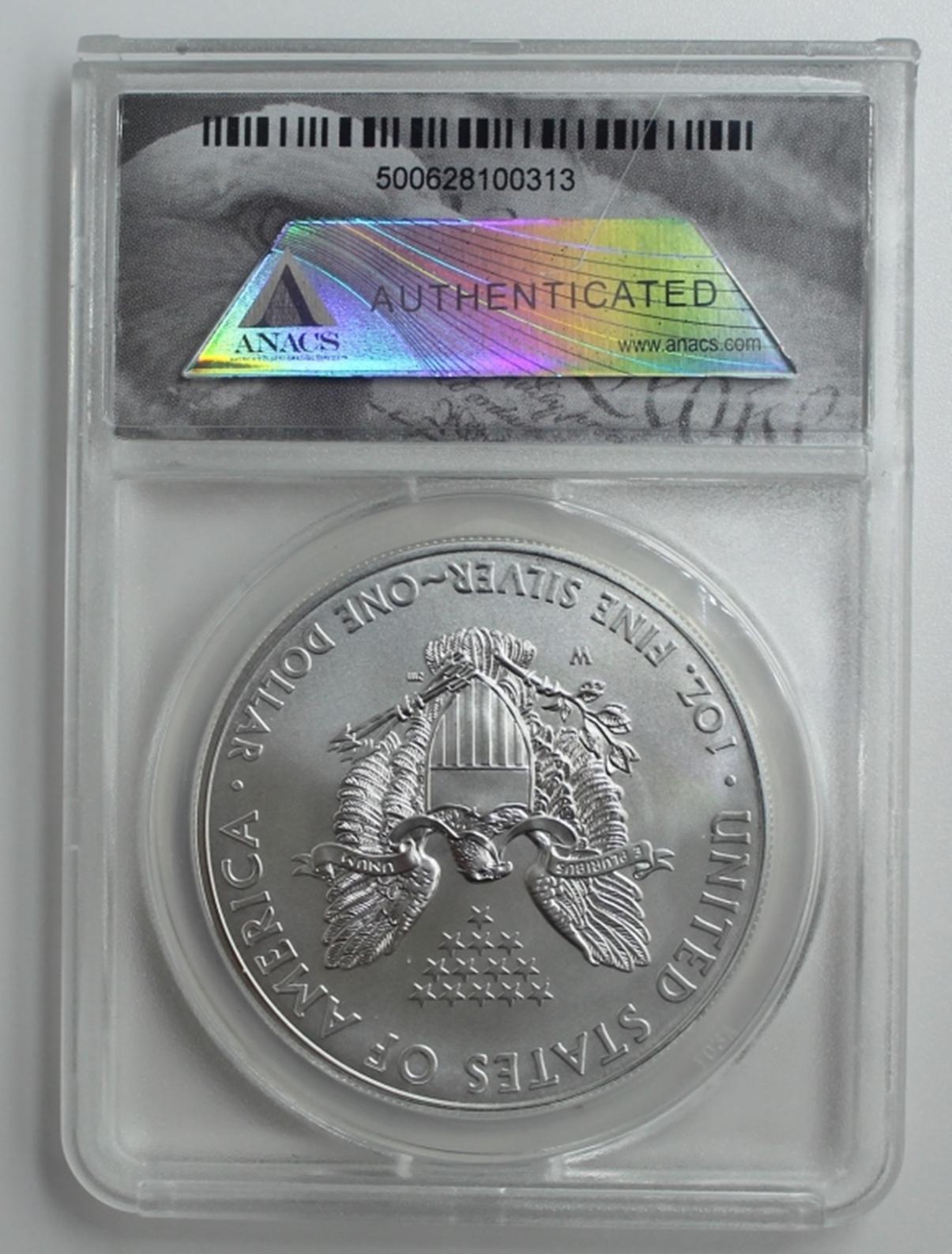 2013-W BURNISHED AMERICAN SILVER EAGLE