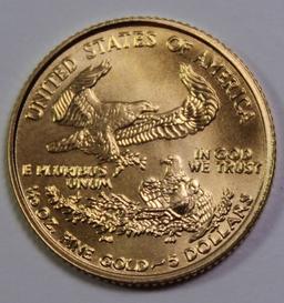 2007 1/10 OZ $5 AMERICAN GOLD EAGLE