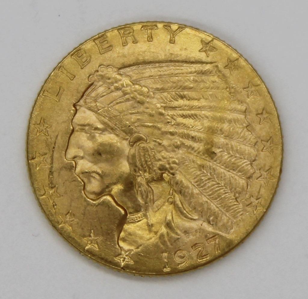 1927 $2.50 GOLD INDIAN