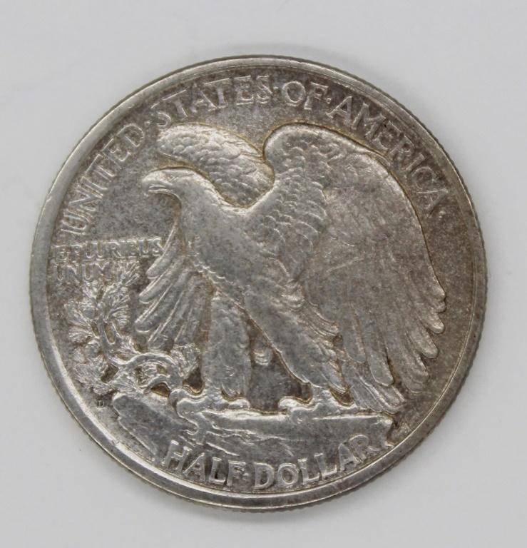 1919-D WALKING LIBERTY HALF DOLLAR