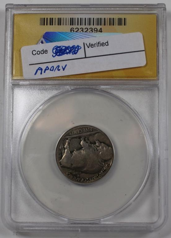 1918/7-D BUFFALO NICKEL ANACS AG3